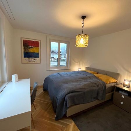 Modernes Apartment Am Fuss Des Pilatus - Skigebiet Hergiswil Exterior foto