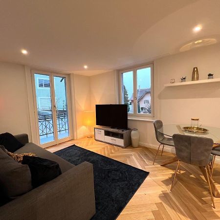 Modernes Apartment Am Fuss Des Pilatus - Skigebiet Hergiswil Exterior foto